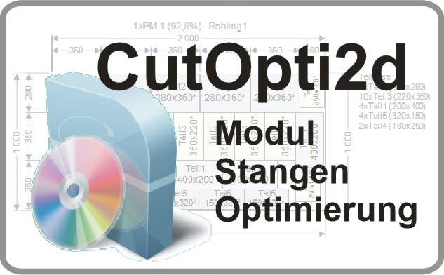 Bild von CutOpti2d Modul Stangen