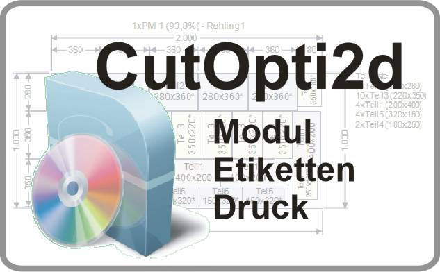 Bild von CutOpti2d Zusatz Etikettendruck